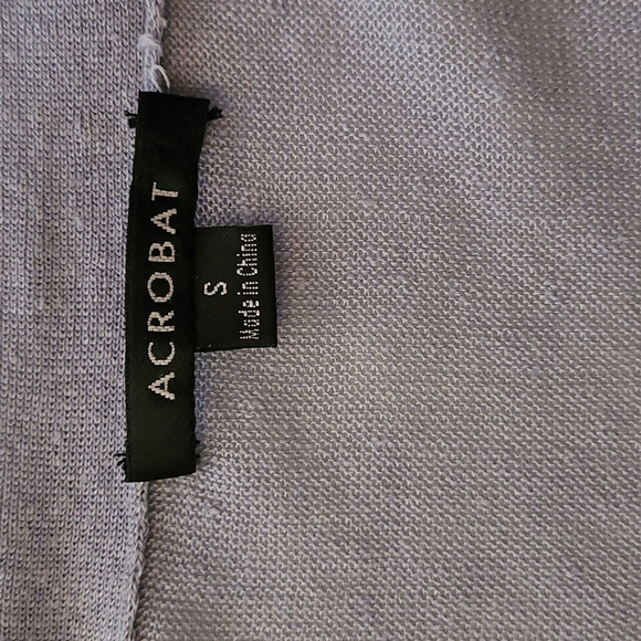 Acrobat linen cocoon cardigan, size S, blue - Picture 4 of 4